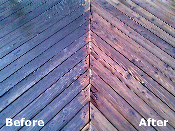 Deck cleaning services